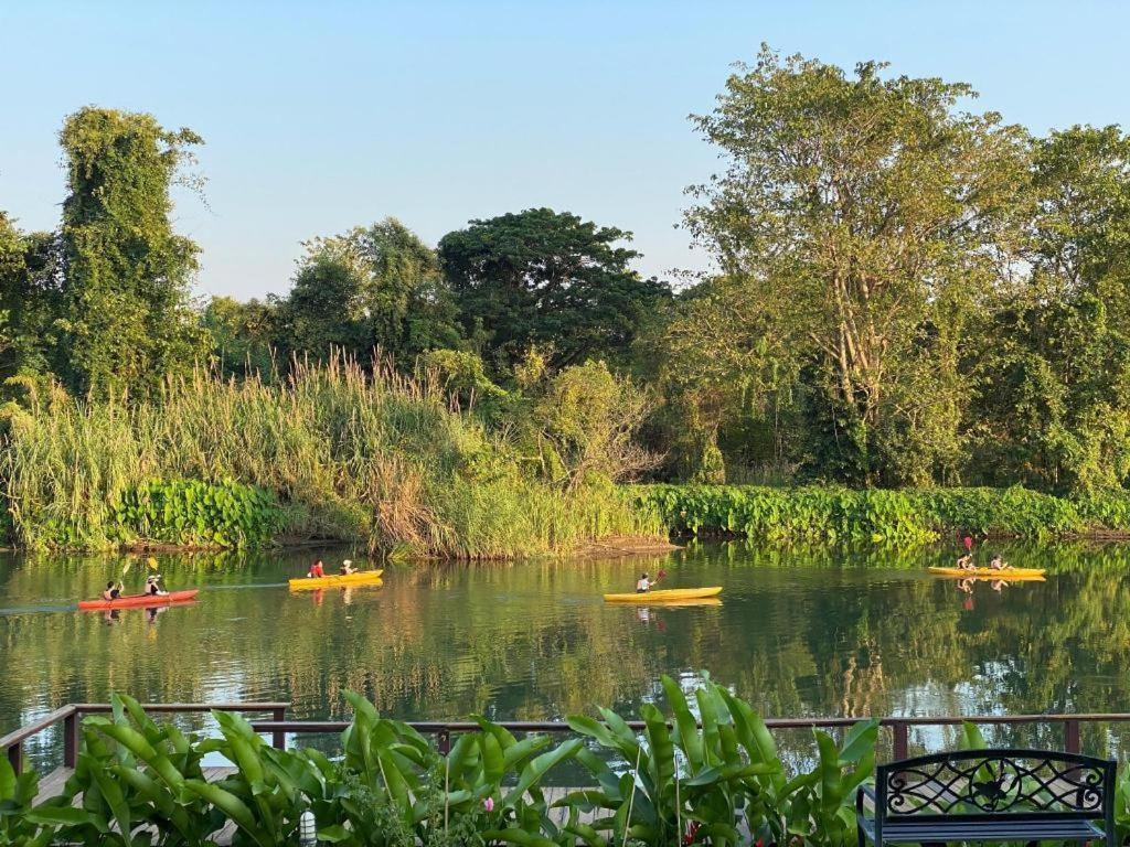 קנצ'נבורי Ruen Maihom Riverside Cottage מראה חיצוני תמונה